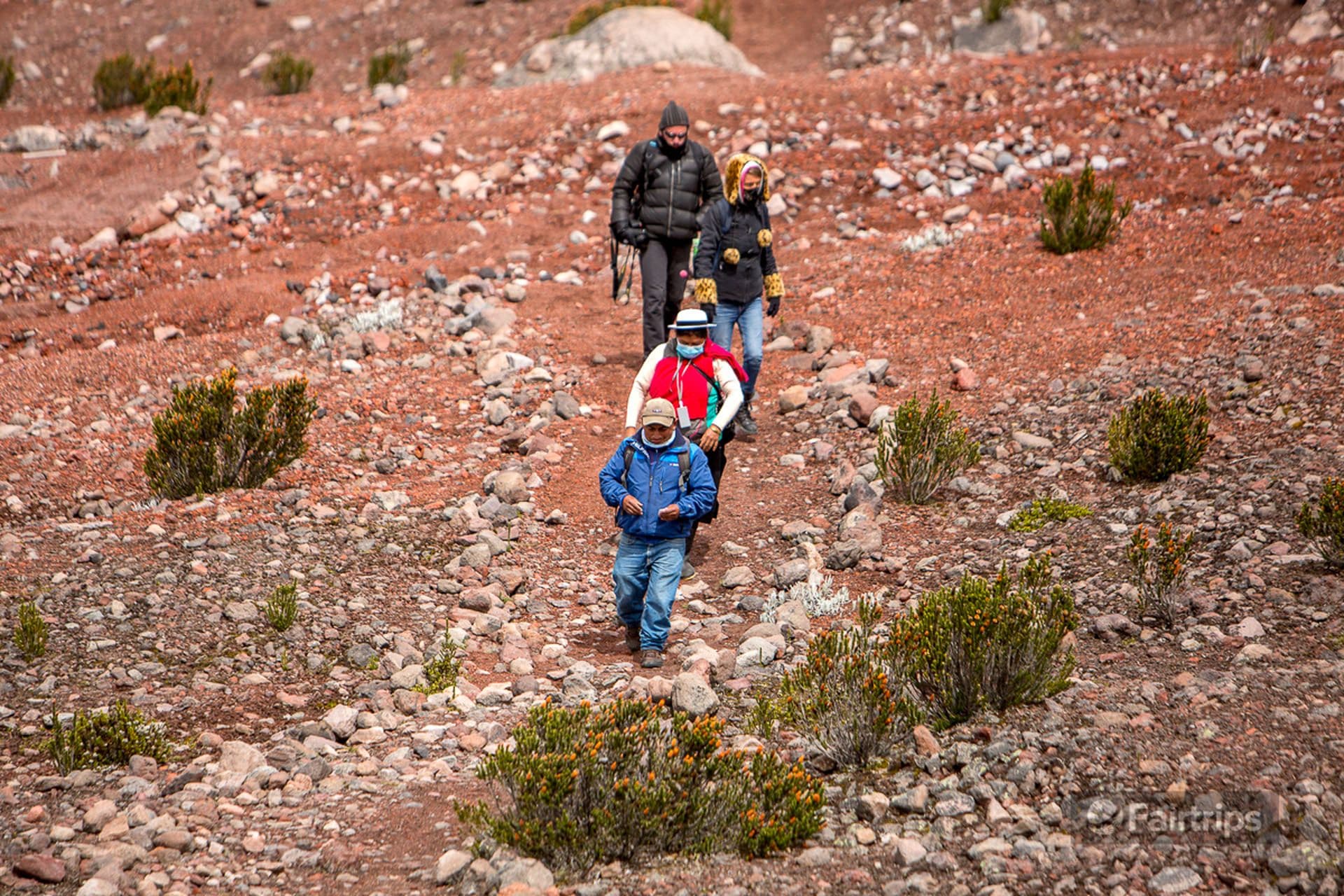 Templo Machay hike from Refugio Carrel